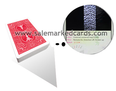Bicycle barcode marked cards