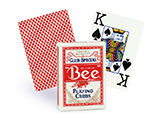 Jumbo Index Bee Marked Cards Red Decks