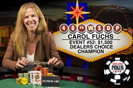 Carol Fuchs Got Her First Bracelet in the $1,500 Dealers Choice Event 